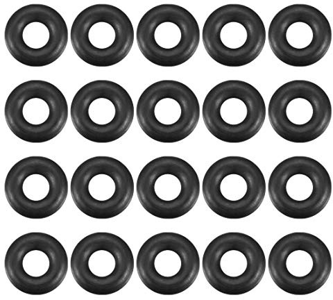 20 Stück schwarz Gummi 5 mm x 2 mm x 1,5 mm Oil Seal O-Ringe Dichtungen Unterlegscheiben de