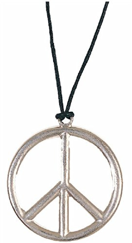 Rubies 1596 Official Adult Hippy Peace Pendant (One Size) Halloween