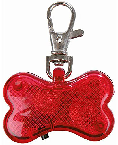 SaferLife Trixie - Flasher Bone Sicherheitslicht - 4,5 cm - Rot