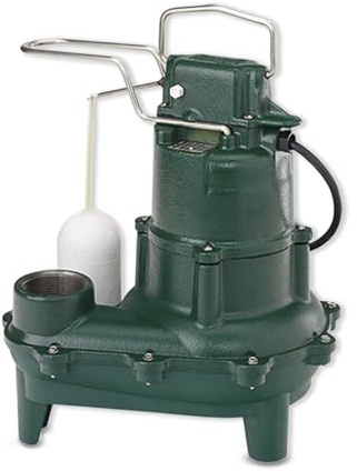 Zoeller M264 Waste-Mate Sewage Pump, 4/10th Horsepower, 115V