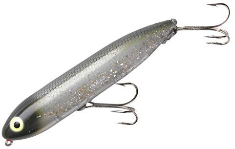 Heddon Zara Spook Topwater Angelköder – Legendärer Walk-The-Dog-Köder, Flitter Shad, Zara Spook, 1,9 kg