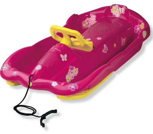 AlpenGaudi Unisex Jugend Space pink Schlitten, One Size