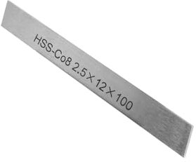 PAULIMOT HSS-Ersatzmesser 2,5 x 12 x 100 mm (8% Kobalt) für Abstechstahlhalter