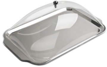 INOXIBAR - Bandeja Catering Rectangular 43x27cm. INOX con