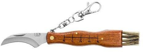 Joker MT&CO - Coltello pieghevole per funghi con lama e spazzola