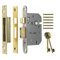 ERA 202-31 Viscount 2.5-inch/ 64mm 5 Lever High Security Mortice Sashlock - Brass Effect, Gold