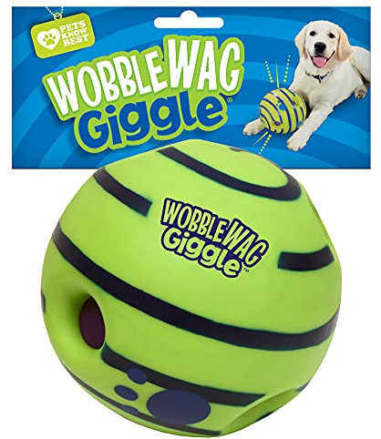 Wobble Wag Giggle Allstar Innovations Ball, Hundespielzeug, Bekannt aus dem TV