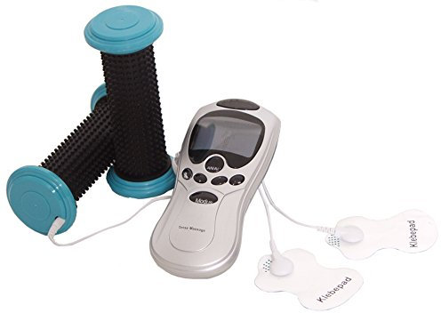 BRUBAKER Digitales EMS/TENS Therapie Elektrostimulationsgerät - 8 Programme mit 15 Stärken