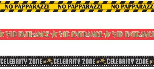 Amscan 10022374 Hollywood Celebrity Assorted Party Tape-1 Pc,Multi,27.4m