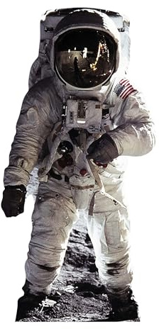 Star Cutouts Cut Out of Buzz Aldrin Astronaut