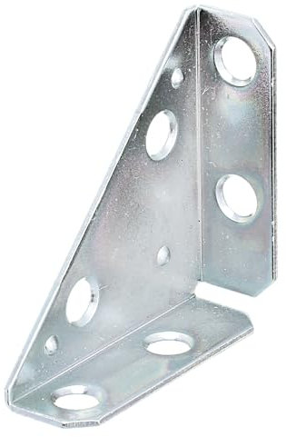 Alberts 337254 Eckplatte | sendzimirverzinkt | 50 x 50 x 70 mm