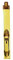 Carlisle Brass AA80 Flush Bolt (Lever Action), Polished Brass