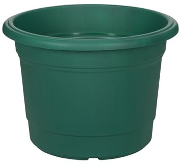 Whitefurze G01R40 40cm Milano Round Planter - Forest Green