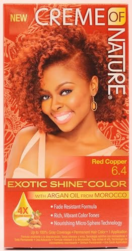 Creme Of Nature Hair Color - Haarfarbe Exotic Shine Color Red Copper 6.4