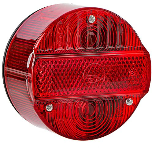 MZA-Fahrzeugelektrik Rücklicht rund, ohne KZB, komplett, Ø120mm - Simson S50, S51, S70, KR51/2 Schwalbe, SR50, SR80