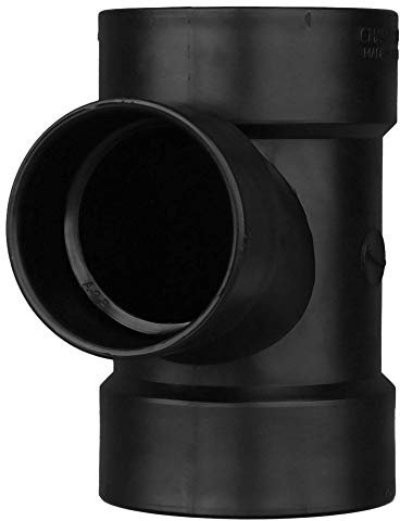 CHARLOTTE PIPE 4X4X3 DWV SANITARY TEE REDUCING HUBXHUB DWV (DRAIN, WASTE AND VENT) (1 Unit Piece)