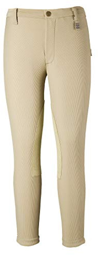 Devon-Aire Girls All-Pro Riding Breeches, 8, Beige