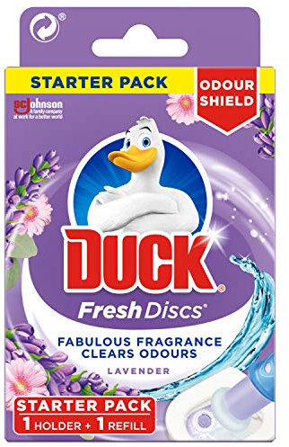 Duck Toilet Fresh Discs Holder Lavender 36ml