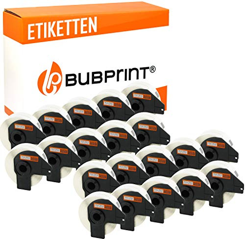 Bubprint 20 Etiketten kompatibel als Ersatz für Brother DK-11201 DK 11201 für P-Touch QL1050 QL1060N QL500BW QL550 QL560 QL570 QL580N QL700 QL710W QL720NW QL810W