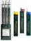 Faber-Castell 136030-3er Set Druckbleistifte TK-FINE 9760, Minenstärken: 0,35 mm; 0,5 mm + 0,7 mm, Schaftfarbe: grün | Eco Bundle mit Ersatzminen 0.35 H 0.5 HB 0.7 B