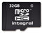 Integral Micro SDHC 16 GB Media Memory Card with SD Adapter Capacity - Black