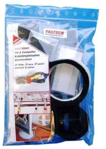 FASTECH 574-Set-Bag, FAST-KLETT TV & PC UNIVERSALSET 37-TEILIG