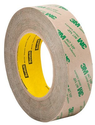 TapeCase 467MP 1.125 x 60yd High Performance Adhesive Transfer Tape, Converted from 3M 467MP, 1.125 x 60 yd. Roll