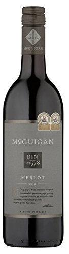 Mcguigan Bin 578 Merlot Australian Red Wine (3 x 75cl Bottles)