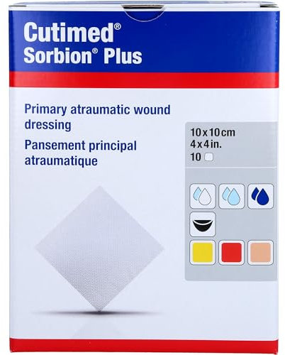 Sorbion Cutimed Plus Wundauflage 10x10 cm