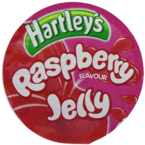 Hartleys Raspberry Flavour Jelly 125 g (Pack of 24)
