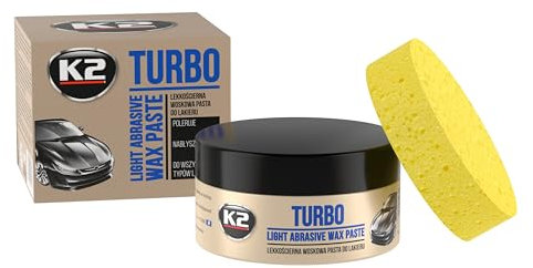 K2 Schleifpaste mit Nanotechnik Autolack Kratzer, Schmutz, Vogelkot, Baumharz entfernen, Lackpflege 250g