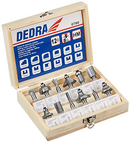 Dedra 780-Set 12 Erdbeeren Wolframcarbid im Sehenswürdigkeiten Dedra frittés