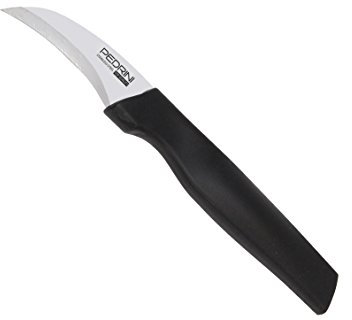 Pedrini 279.42 Coltello Spelucchino, Acciaio Inossidabile, Nero, 20 x 8 x 1 cm