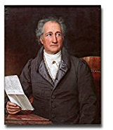 Göthe Aufkleber Sticker Johann Wolfgang von Goethe Dichter Lyrikjer 6x7cm#A3888