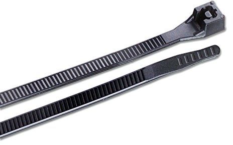 Gardner Bender 45-536UVBSP Heavy-Duty Cable Tie, 36 inch, 180 lb, Electrical Wire and Cord Management, Nylon Zip Tie, 10 Pk, UV Resistant Black