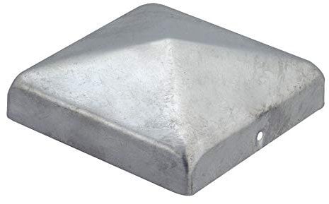 GAH-Alberts 216689 Copripalo per pali in legno, Acciaio, 100 x 100 mm / 1 pz