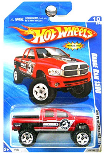 Hot Wheels 2010 HW Performance Dodge Ram 1500 Truck Red