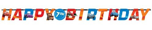 Amscan Buchstaben-Banner mit Aufschrift Cars,