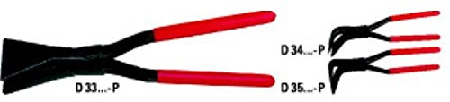 BESSEY Erdi Falzzange D35-60-P | 90° gebogen | Maulbreite 60 mm | Ideal für exaktes Falzen und präzises Umformen von Blechen sorgt für gleichmäßige Ergebnisse