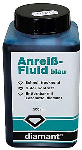 Diamant 0007648080500 Anreißfarbe blau 500 ml Flasche