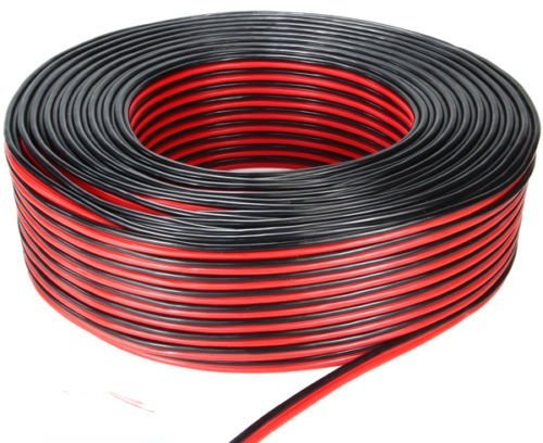 95 Box Cable Bi-Wiring Tweeter Speaker Cable 0.5 mm² Red/Black