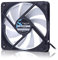 Fractal Design Silent Series R3 White, Ventilador de computadora, 50 milímetro, 3500 RPM, Optimizado para una alta ventilación, Cable plano, Flujo de aire, 12v, Negro/Blanco (Single)