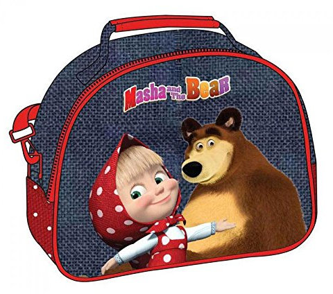 MASHA E ORSO BLUE CANVAS - PORTAMERENDA TERMICO