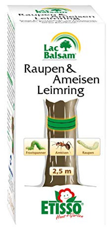 ETISSO® 1380-908 LacBalsam® Raupen & Ameisen Leimring gebrauchsfertig, 2,5 Meter