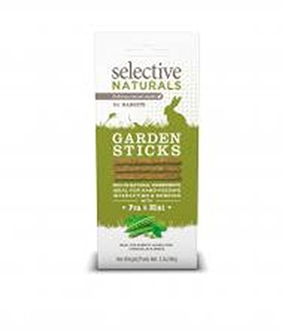 Selective Naturals Garden Sticks For Rabbits With Pea & Mint 60g (Pack of 4)