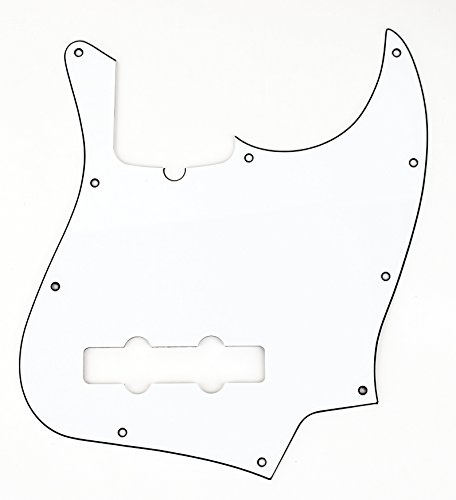 Fender Plaque Jazz Bass 10 trous white