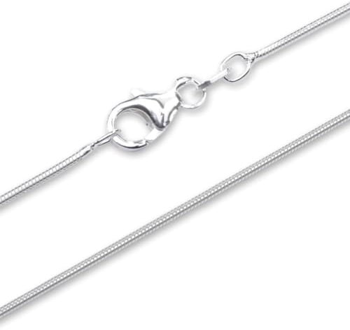 925 Silberkette: Schlangenkette Silber 0,8mm breit SC0008