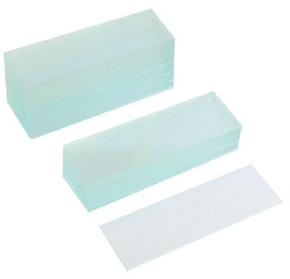 sourcing map 50 Pcs Pre-cleaned Microscope Blank Glass Slides 1x3