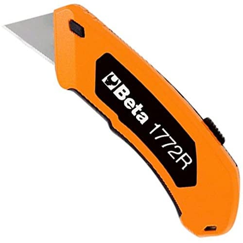 Beta 1772R - Cutter a lama trapezoidale retrattile, fornito con 5 lame