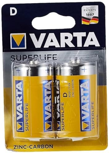 Varta Superlife - Pilas, 1.5 volts, 2 unidades